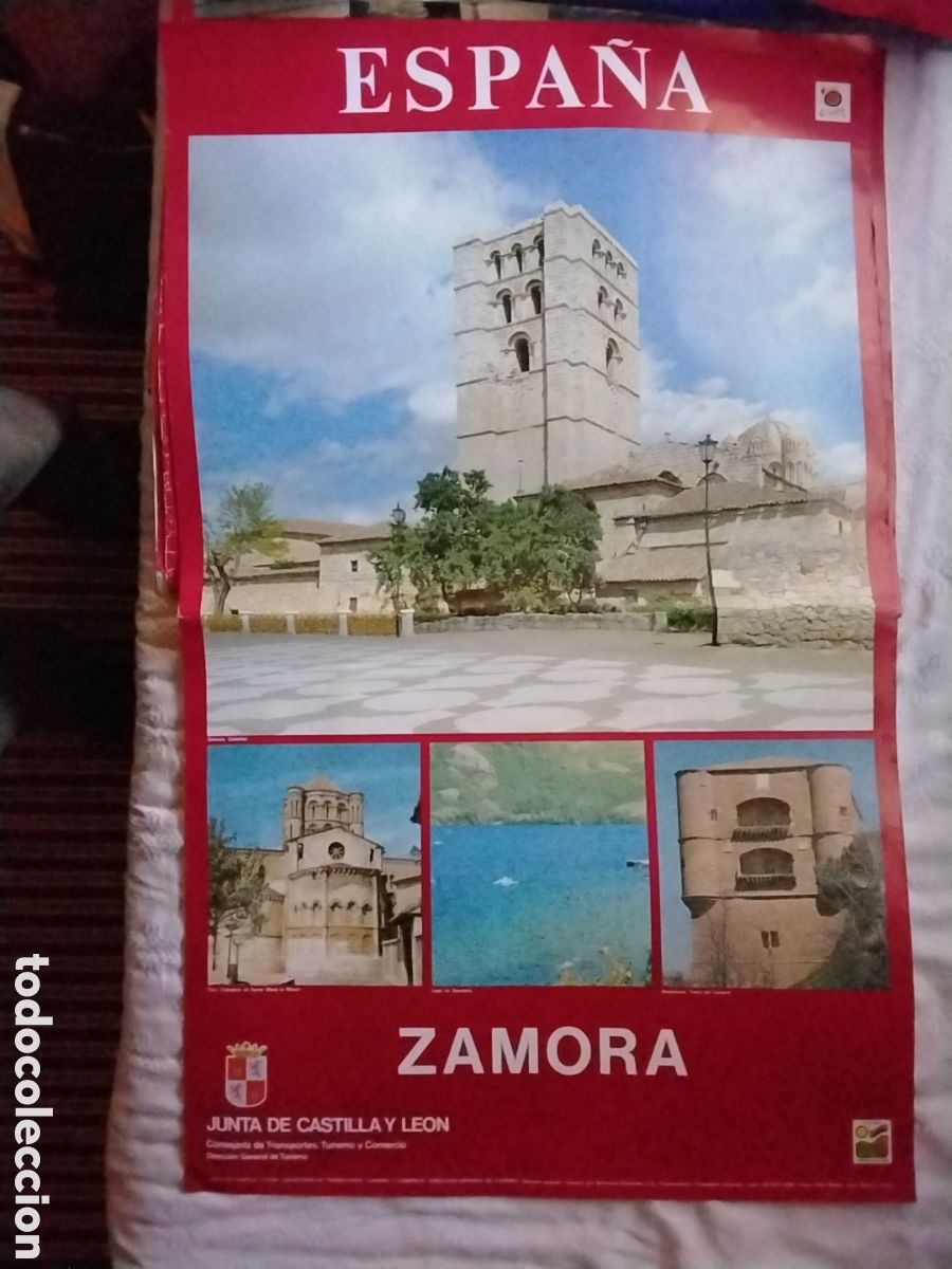 Carteles de turismo: CARTEL ESPA&Ntilde;A ZAMORA CATEDRAL TORO LAGO Y BENAVENTE