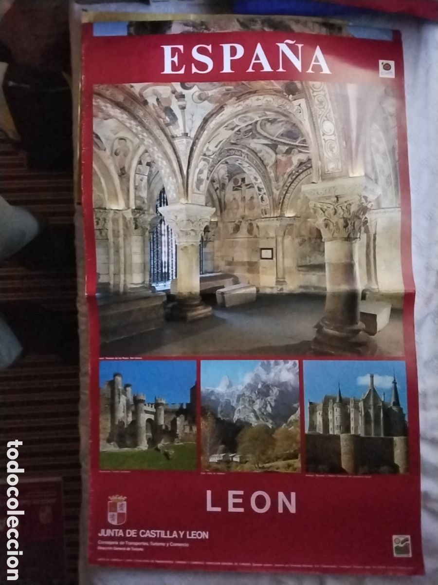 Tourism Posters: CARTEL ESPA&Ntilde;A LEON PANTEON DE LOS REYES