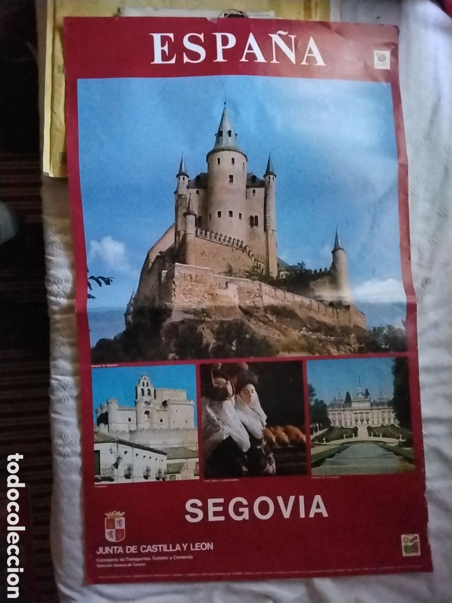 Carteles de turismo: CARTEL ESPA&Ntilde;A SEGOVIA EL ALCAZAR