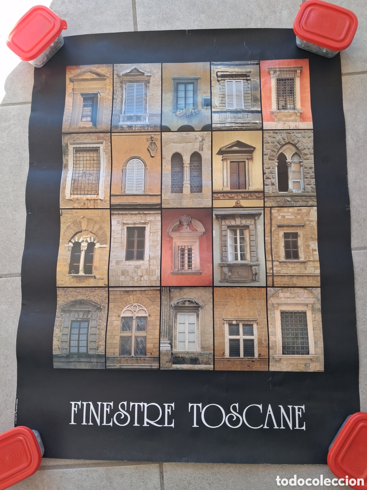 Carteles de turismo: Antiguo P&oacute;ster de Finestre Toscana