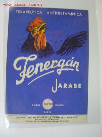 Carteles: Publicidad FENERGAN Jarabe - Foto 1