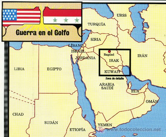 Carteles: CARTEL GRAN FORMATO GUERRA DEL GOLFO - Foto 1