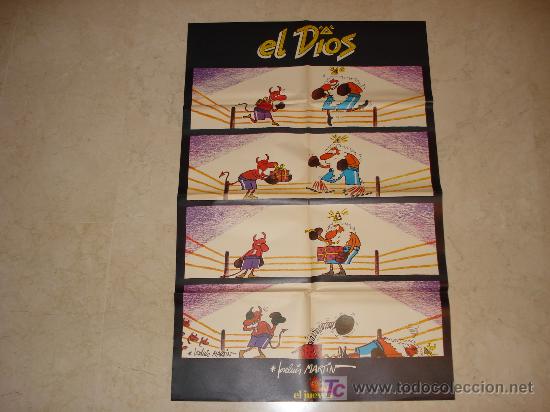 Carteles: POSTER EL DIOS - REVISTA EL JUEVES - Foto 1