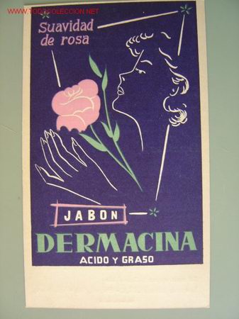 Carteles: JABON DERMACINA, Tip. BERNES-Valencia - Foto 1