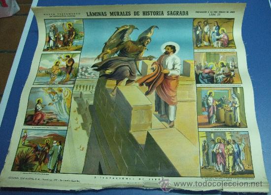 Cartel Laminas Murales De Historia Sagrada Nº I Sold Through Direct Sale