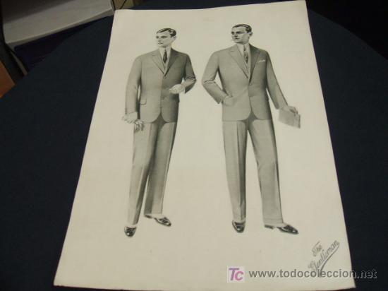 Carteles: CARTEL DE MODA ANTIGUO - THE GENTLEMAN - - Foto 1