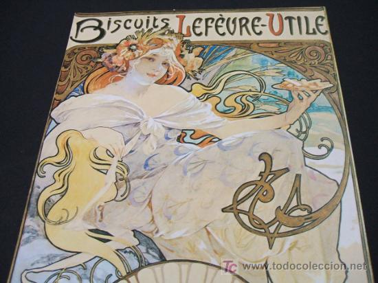 Carteles: BISCUITS LEFEURE UTILE - MUCHA - Foto 2