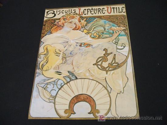 Carteles: BISCUITS LEFEURE UTILE - MUCHA - Foto 1