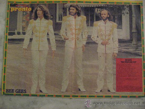 Carteles: POSTER DE BEE GEES DE LA REVISTA PRONTO - Foto 1