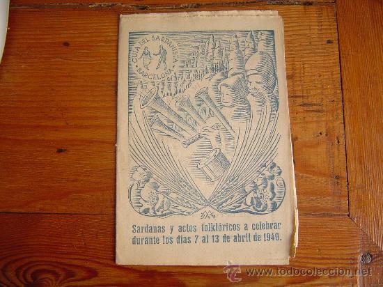Carteles: Guia del sardanista 1949 - Foto 1