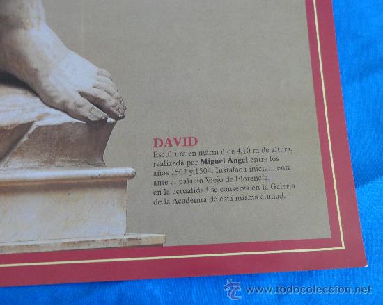 Carteles: GRAN POSTER DE el David de Migel Angel - Foto 4