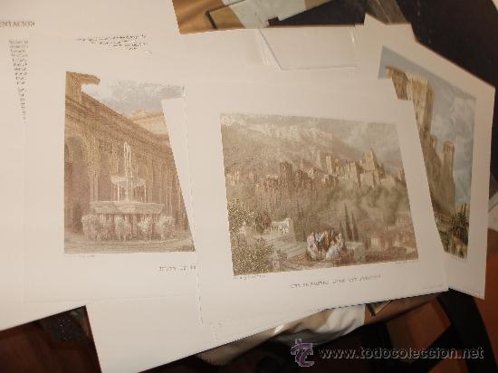 Carteles: LA ALHAMBRA,SET DE 6 LAMINAS GRABADOS - Foto 1