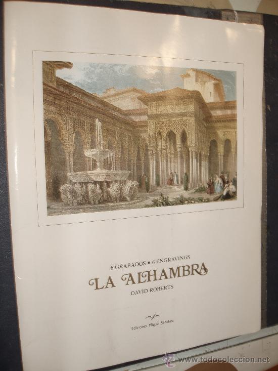 Carteles: LA ALHAMBRA,SET DE 6 LAMINAS GRABADOS - Foto 2