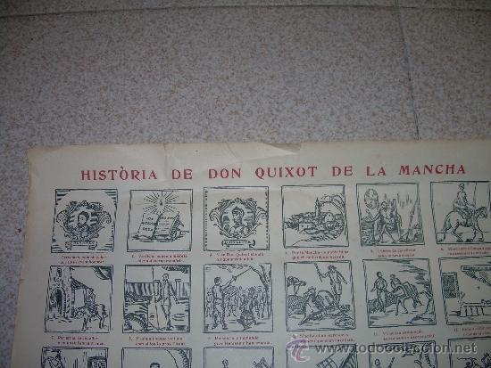 Carteles: HISTORIA DE DON QUIXOT DE LA MANCHA.....A&Ntilde;O 1.930 - Foto 1