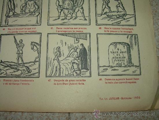 Carteles: HISTORIA DE DON QUIXOT DE LA MANCHA.....A&Ntilde;O 1.930 - Foto 2