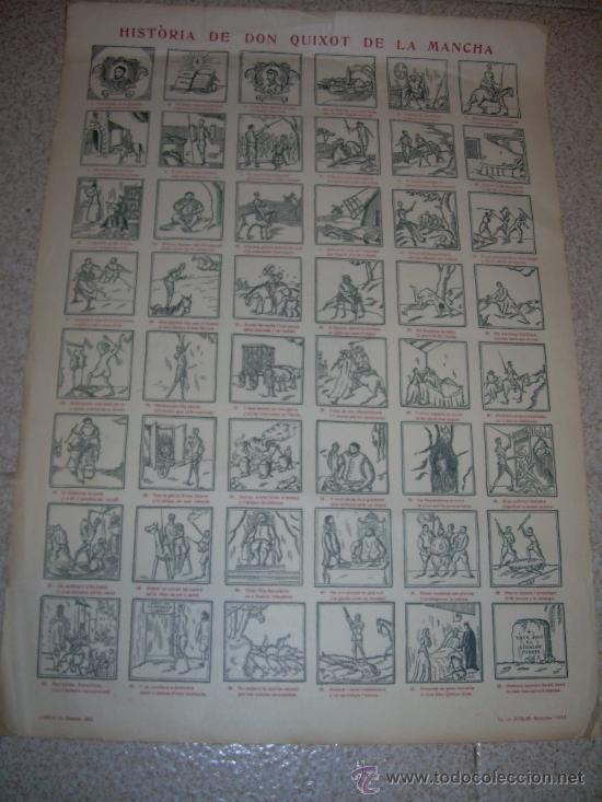 Carteles: HISTORIA DE DON QUIXOT DE LA MANCHA.....A&Ntilde;O 1.930 - Foto 5