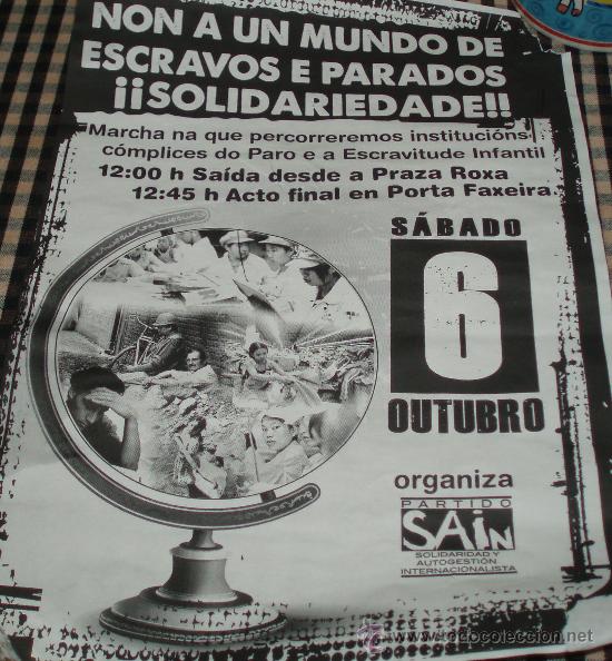 Carteles: cartel del partido Sain - Foto 1