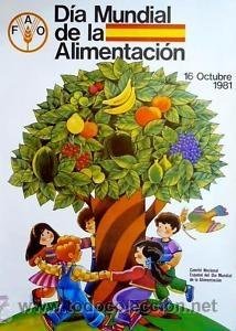 cartel dia mundial de la alimentación.1981. 67 - Comprar ...