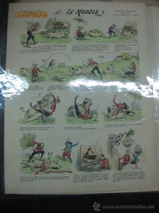 Carteles: COMIC SEGLE XIX-DEPINAL- LE MODELE - Foto 1