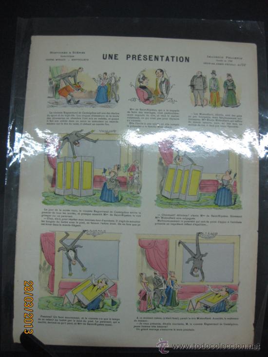 Carteles: COMIC SEGLE XIX-DEPINAL- UNE PRESENTATION N&ordm; 198 - Foto 1