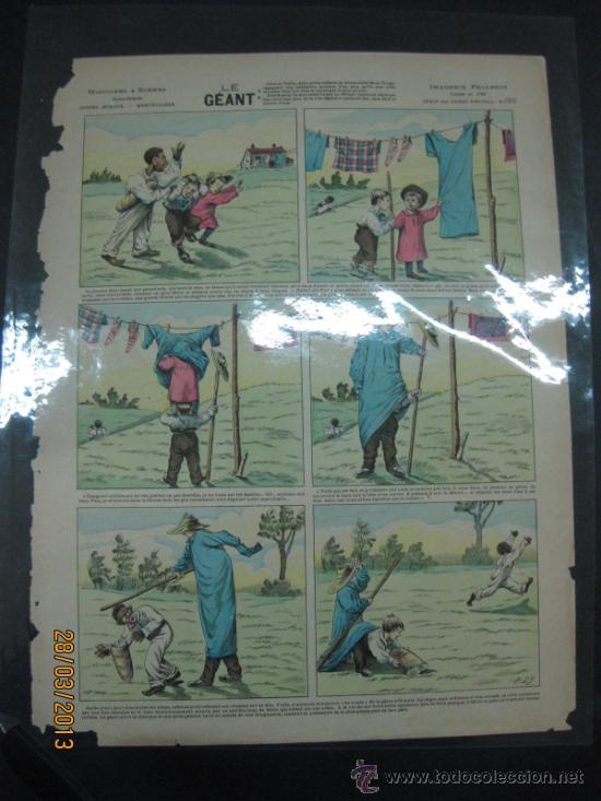 Carteles: COMIC SEGLE XIX-DEPINAL- LE GEANT N&ordm; 190 - Foto 1