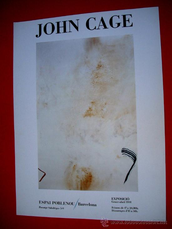 Carteles: JOHN CAGE - 1991 - BARCELONA - Foto 1