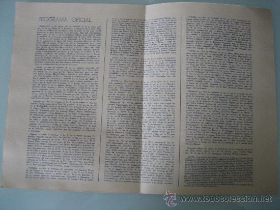 Carteles: PROGRAMA DE FIESTAS DEL STM&ordm; CORPUS CHRISTI DE GRANADA A&Ntilde;O 1952 - Foto 3