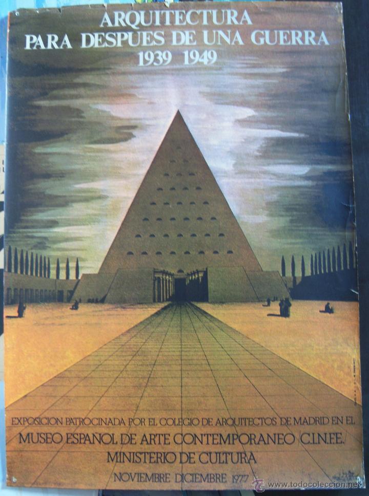 cartel expo 1977 arquitectura para después guer - Comprar Outros Cartazes  antigos no todocoleccion