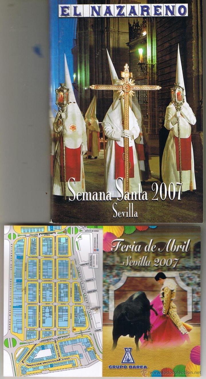 Carteles: PROGRAMA SEMANA SANTA DE SEVILLA 2007. GENTILEZA MANUEL BAREA (ST/40) - Foto 1