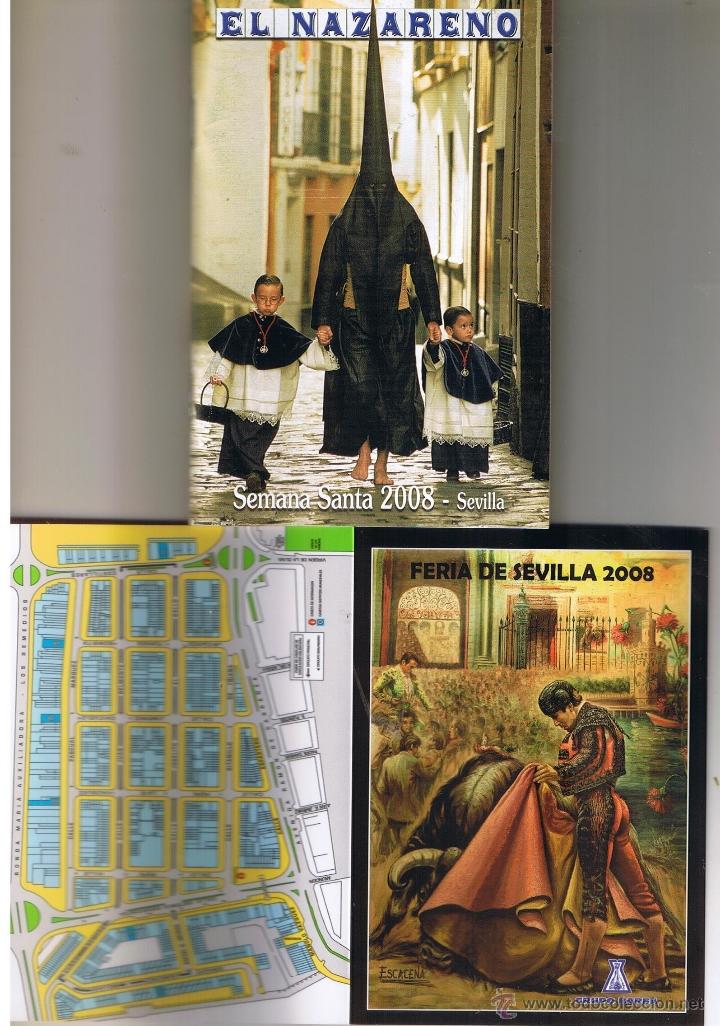 Carteles: PROGRAMA SEMANA SANTA DE SEVILLA 2008. GENTILEZA MANUEL BAREA (ST/40) - Foto 1