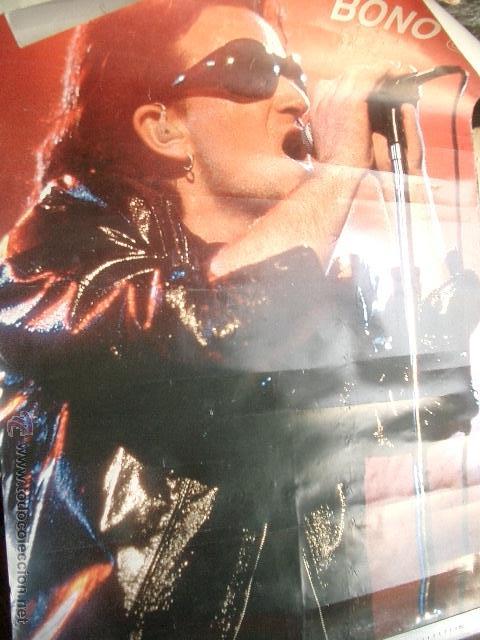 Carteles: Vintage poster de U2 con con Bono 90x60cm - Foto 1
