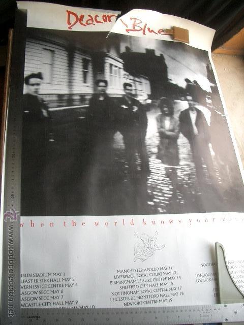 Carteles: Vintage poster de DEacon Blue 90x60cm - Foto 1