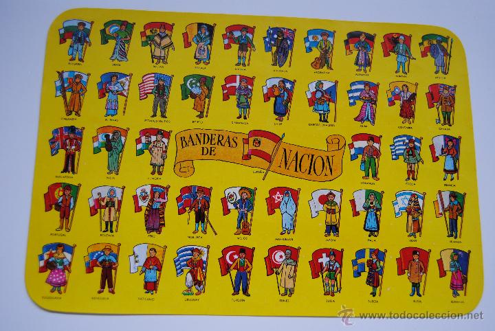 Carteles: LAMINA DE BANDERAS DE NACIONES - Foto 1