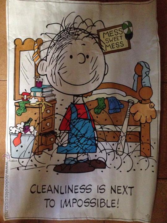 Carteles: ANTIGUO CARTEL CARLITOS SNOOPY - Foto 1