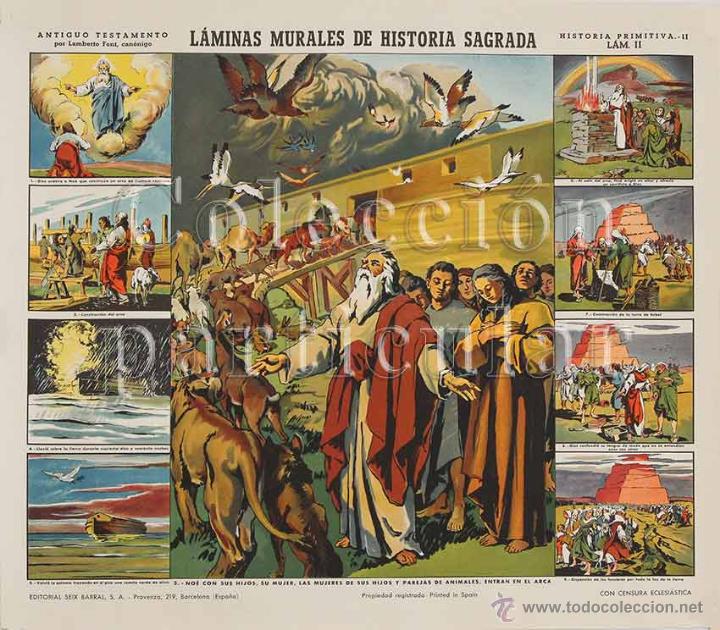 13 Carteles Laminas Murales De Historia Sagrada Sold Through Direct Sale