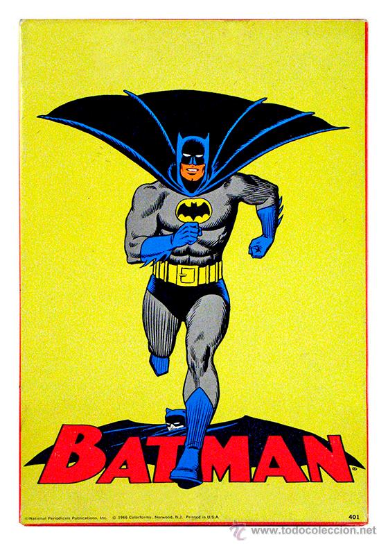 Carteles: CARTEL DEL C&Oacute;MIC BATMAN 45 X 32 CMS. - Foto 1