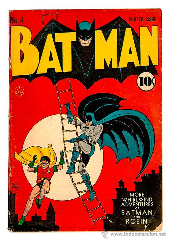 Carteles: CARTEL DEL C&Oacute;MIC BATMAN Y ROBIN 45 X 32 CMS. - Foto 1