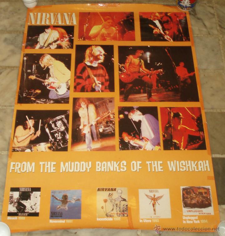 Carteles: poster de Nirvana original a&ntilde;o 1994 - Foto 1