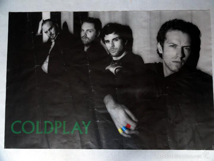 Carteles: Cartel Promocional COLDPLAY, original. - Foto 1