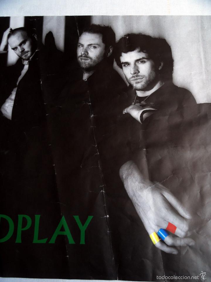 Carteles: Cartel Promocional COLDPLAY, original. - Foto 7