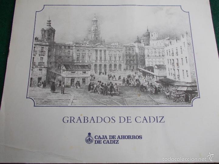 Carteles: Lote de 4 grabados de C&aacute;diz - Foto 1
