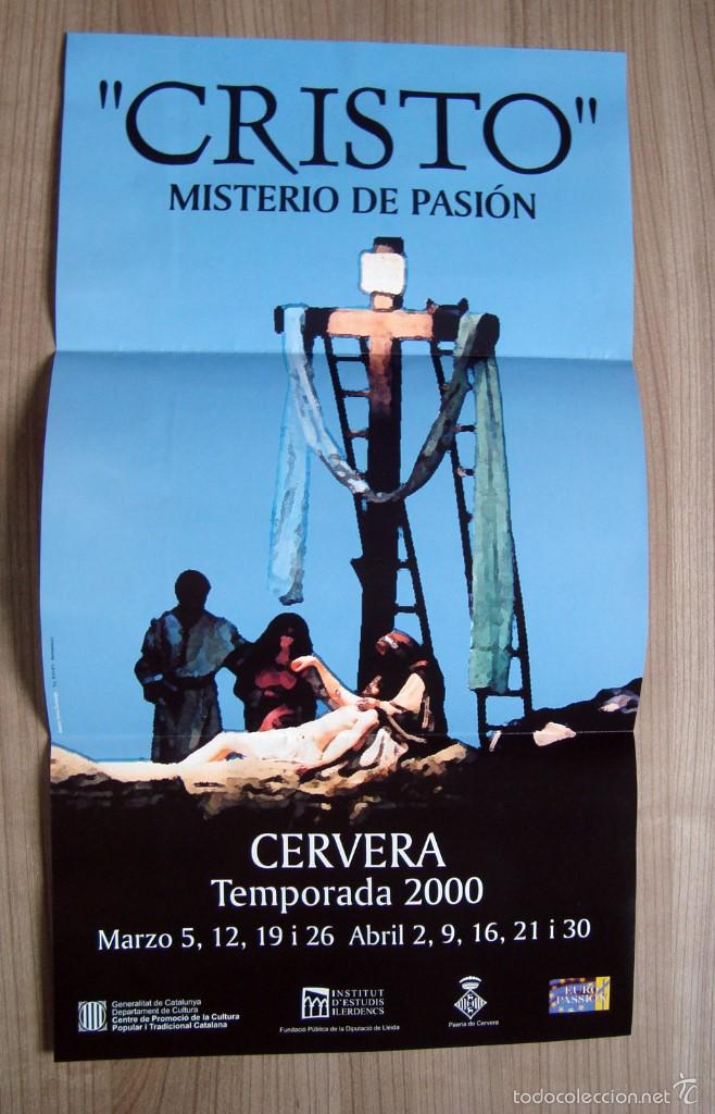 Carteles: Cartel crist de passio, cervera 2000 - lleida - Foto 1