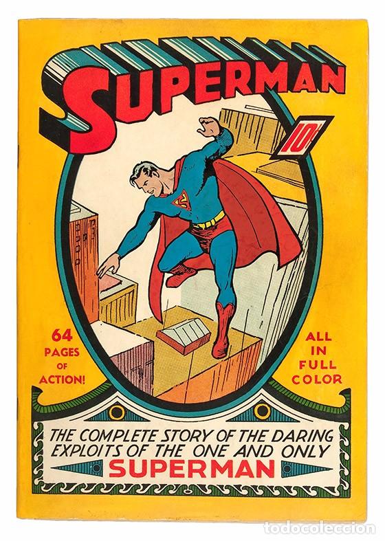Carteles: SUPERMAN.. L&Aacute;MINA CARTEL DEL COMIC 45 X 32 CMS. - Foto 1