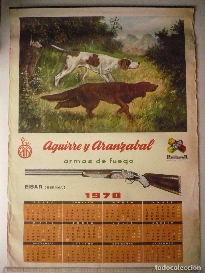 Carteles: ALMANAQUE 1970. AGUIRRE Y ARANZABAL. - Foto 1