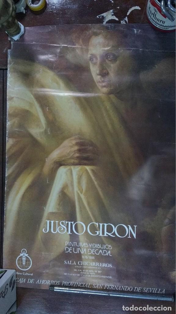 Carteles: Justo Giron 1987 sala Chicarreros, Sevilla - Foto 1