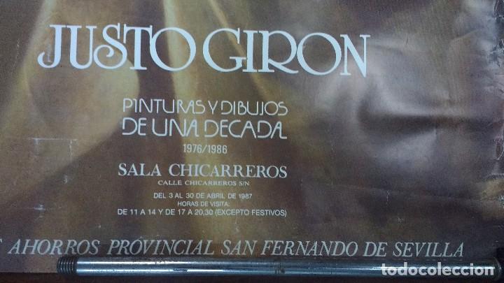 Carteles: Justo Giron 1987 sala Chicarreros, Sevilla - Foto 3