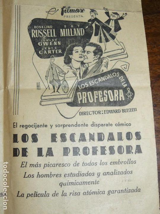 Carteles: PROGRAMA DE CINE LOCAL - CINE CALIFORNIA - S&Uacute;RIA 1955 - Foto 4