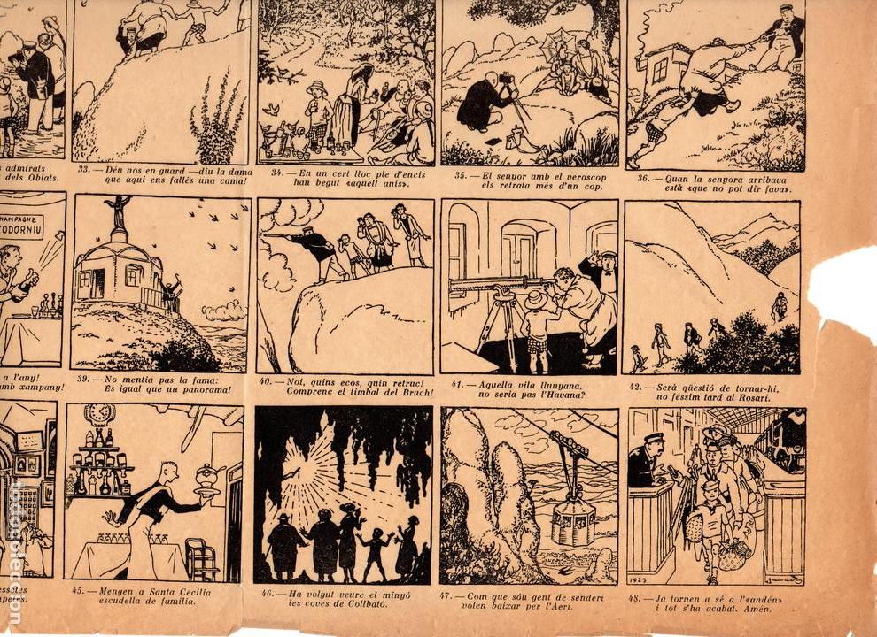Carteles: AUCA DE MONTSERRAT 1923 dibujos JUNCEDA 43x62cm - Foto 3