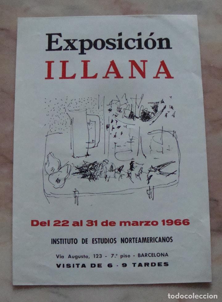 Carteles: CARTEL EXPOSICION ILLANA 1966 - Foto 1