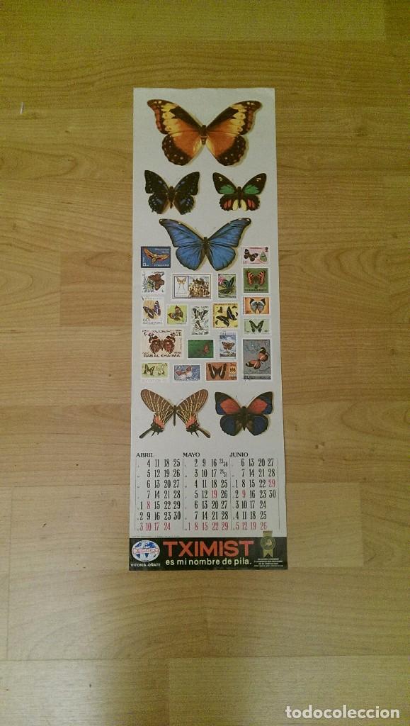 Carteles: L&Aacute;MINA DE CALENDARIO &laquo;MARIPOSAS&raquo; - Foto 1